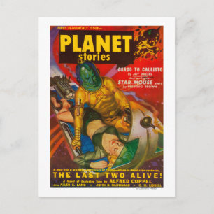 Carte Postale Couverture du magazine Planet Stories 6
