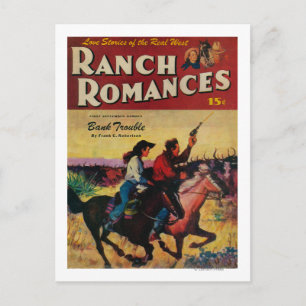 Carte Postale Couverture du magazine Ranch Romances
