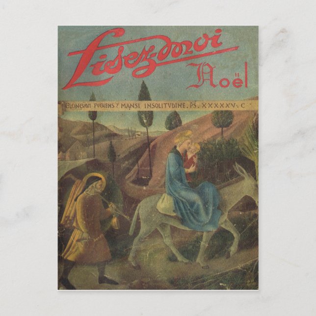 Carte Postale Couverture Lisez-Moi, Route vers Bethléem (Devant)