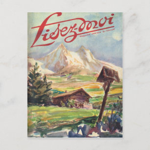 Carte Postale Couverture, Lisez-Moi, Voyage Alpin