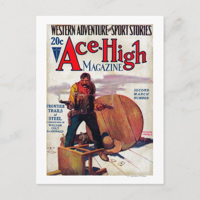 Carte Postale Couverture Magazine Ace High 2 (Devant)