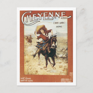 Carte Postale Couverture Vintage Chongbook Cheyenne