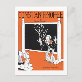 Carte Postale Couverture Vintage de Constantinople