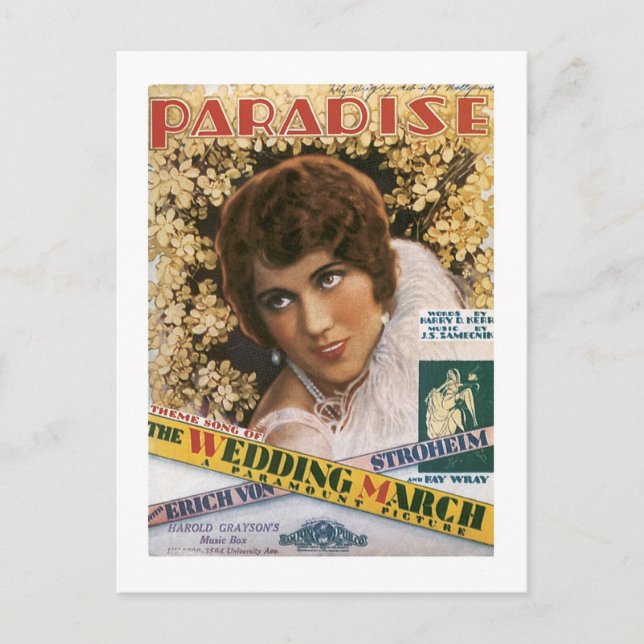 Carte Postale Couverture Vintage Paradise (Devant)