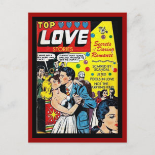 Carte Postale Couvertures de bandes dessinées anciennes sur cart