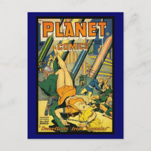 Carte Postale Couvertures de bandes dessinées anciennes sur cart