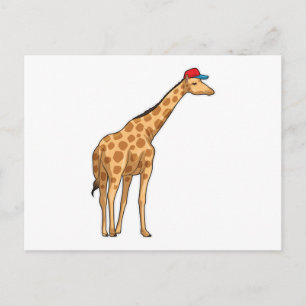 Carte Postale Couvre-cou girafe