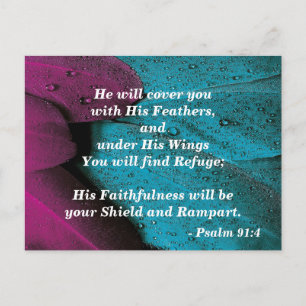 Carte Postale Couvrez-moi de vos plumes