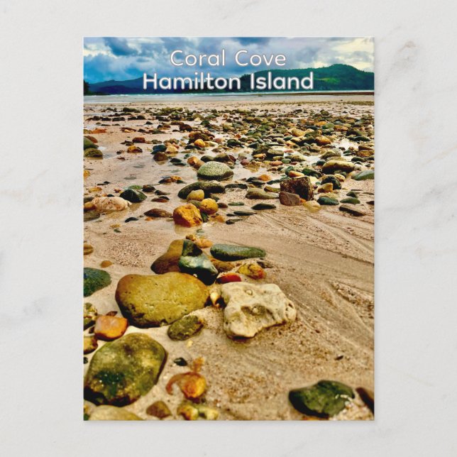 Carte Postale Cove de corail, île d'Hamilton, Queensland (Devant)