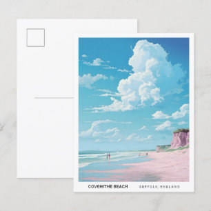 Carte Postale Covehithe Beach Suffolk Angleterre Vintage voyage