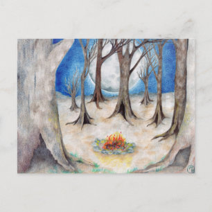 Carte Postale "Coven d'arbres"