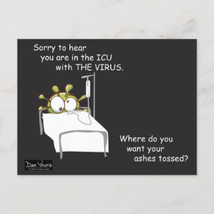 Carte postale COVID #5 dans la série CORONA de Dan