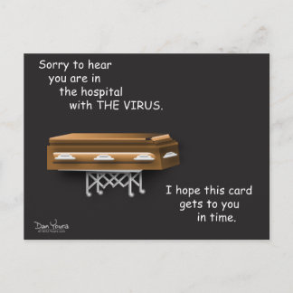 Carte postale COVID #8 dans la série CORONA de Dan