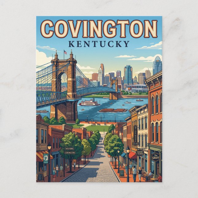 Carte Postale Covington, Kentucky (Devant)