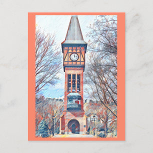 Carte Postale Covington, MY Goebel Park Horloge Tour Peinture