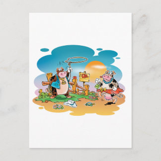 Carte Postale Cow-boys et Cow-girls