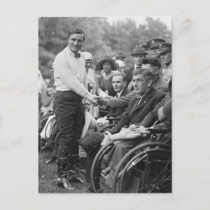 Carte Postale Cowboy à la Maison Blanche, 1925