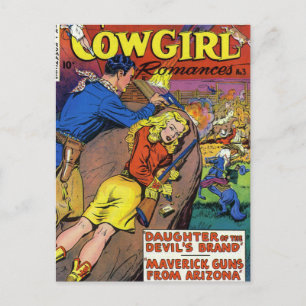 Carte Postale Cowboy Romances