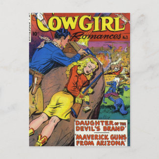 Carte Postale Cowboy Romances