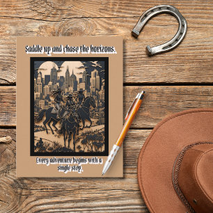 Carte postale Cowgirls Chasing Horizons