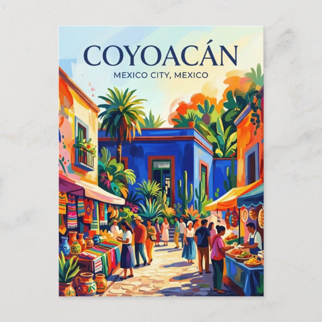 Carte Postale Coyoacán Mexique (Devant)