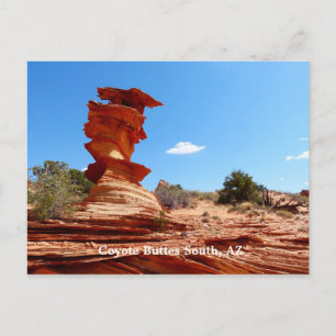 Carte Postale Coyote Buttes Sud, AZ Arizona, Formations Rocheuse