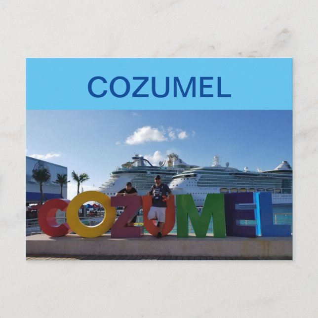 CARTE POSTALE COZUMEL (Devant)