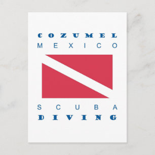 Carte Postale Cozumel Mexique Plongée sous-marine