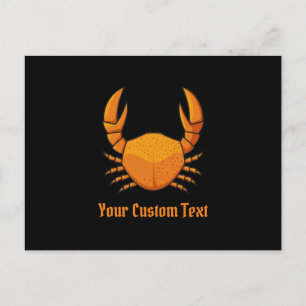 Carte Postale Crab orange