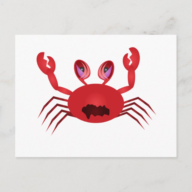 Carte Postale Crabe (Devant)
