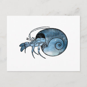 Carte Postale Crabe hermite