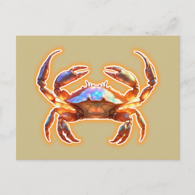 Carte Postale Crabe mignon (Devant)