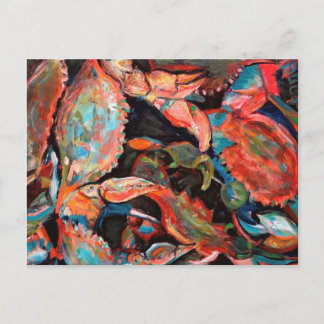 Carte Postale Crabes à boules