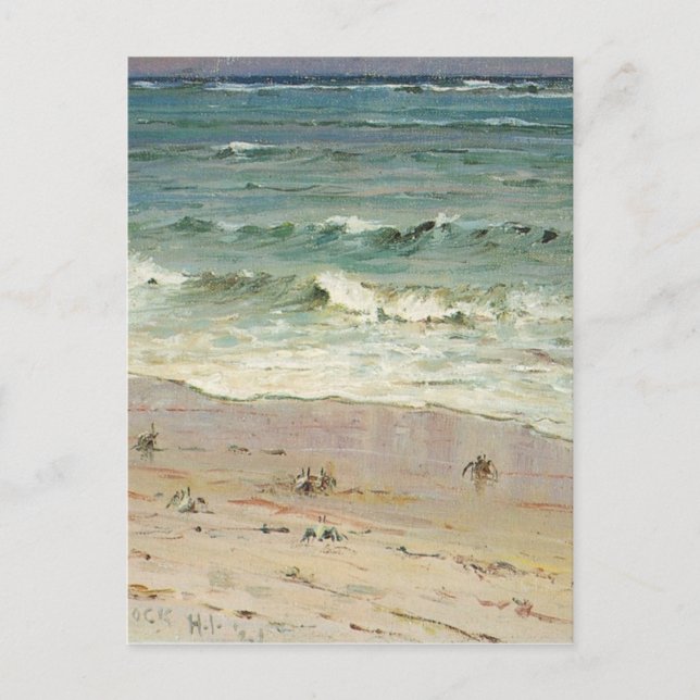 Carte Postale Crabes sur la plage par D. Howard Hitchcock (Devant)