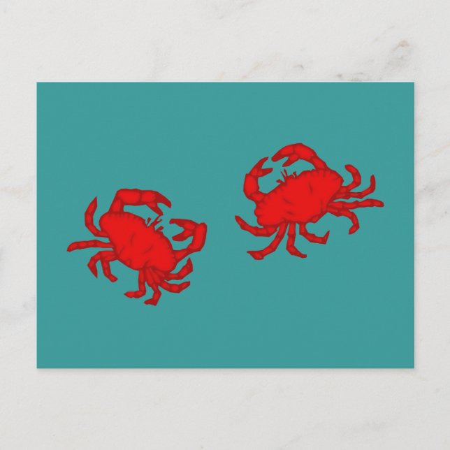 Carte Postale crabs (Devant)