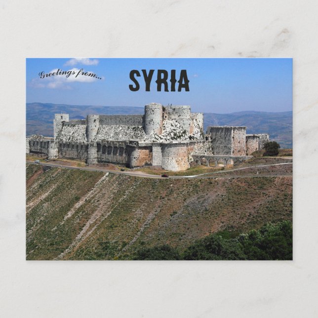 Carte Postale Crac des Chevaliers Syrie (Devant)