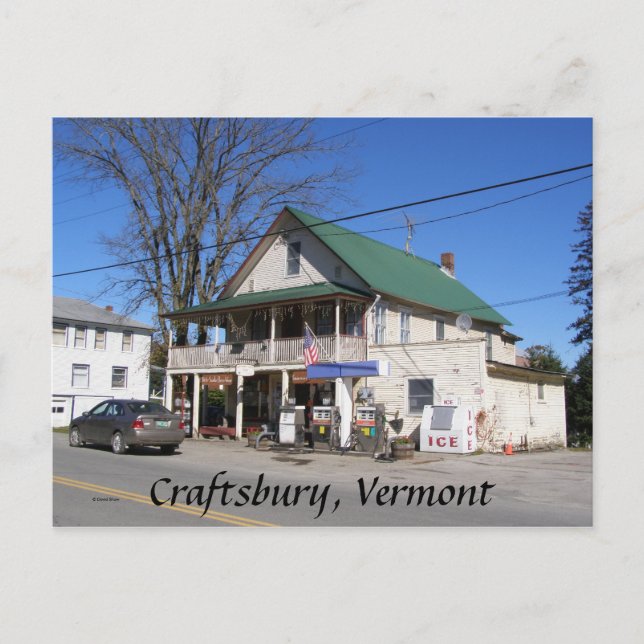 Carte Postale Craftsbury, Vermont (Devant)