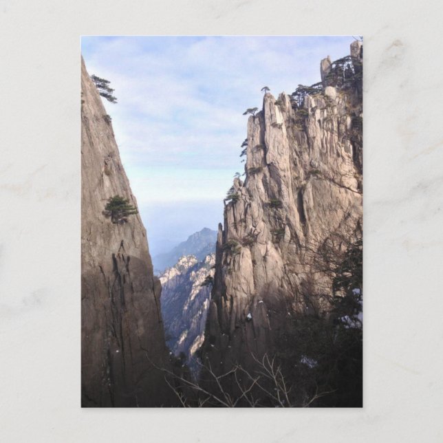 Carte Postale Crag dans une montagne (Devant)