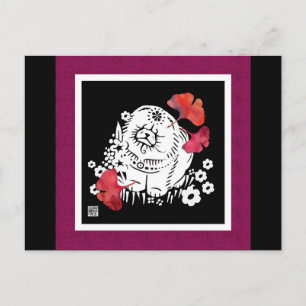 Carte Postale CRANBERRY RELISH Chow Postcard