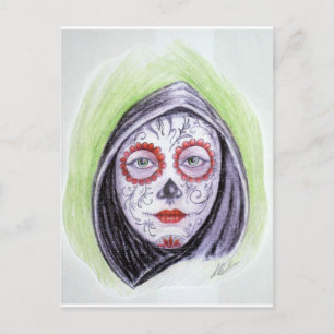 Carte Postale Crâne à sucre