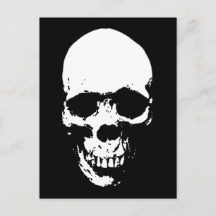 Carte Postale Crâne de la faucheuse blanche