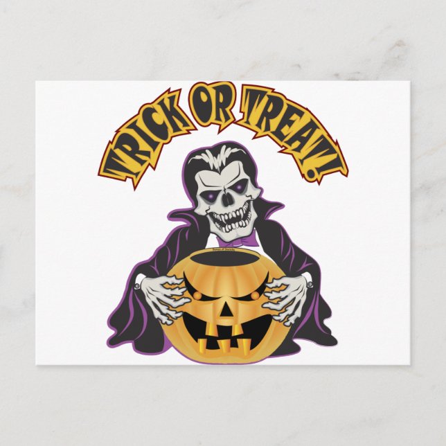 Carte Postale Crâne Dracula (Devant)