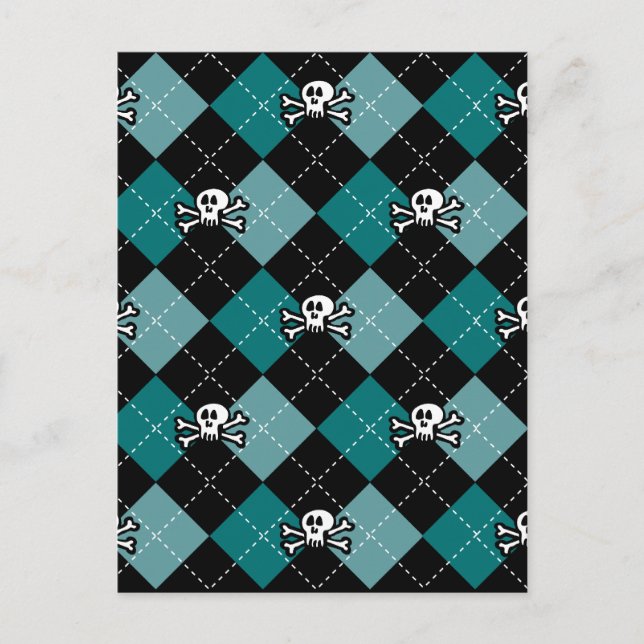 Carte Postale Crâne gyle (Devant)