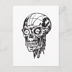 Carte Postale Crâne humain 138