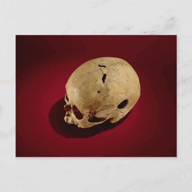 Carte Postale Crâne répété (Devant)