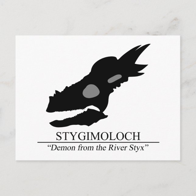 Carte Postale Crâne Stygimoloch (Devant)