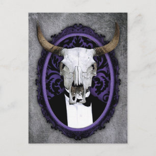 Carte Postale Crâne vintage classique