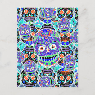 Carte Postale Crânes à sucre