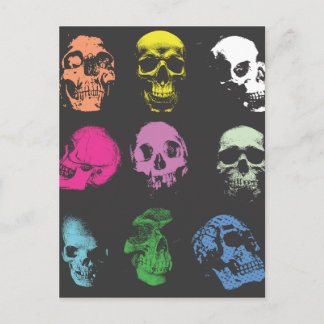 Carte Postale Crânes déplaisantes