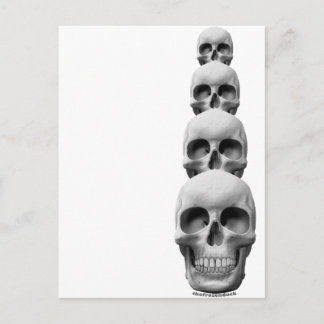 Carte Postale Crânes - Verticaux